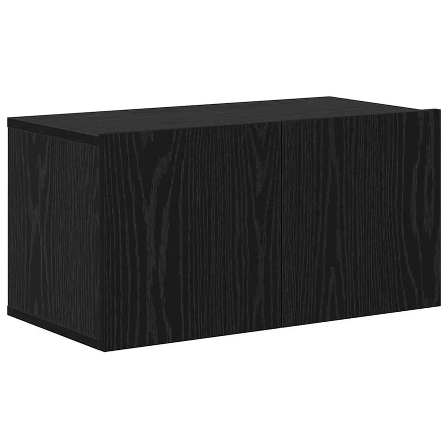 Ensemble meuble TV 4 pcs Chêne noir Bois d'ingénierie - 6