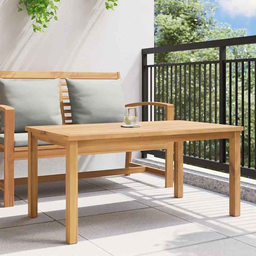 Table basse Marron 110 x 55 x 45 cm Bois de teck massif - 4