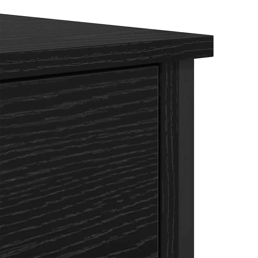 Cabinet de chevet avec tiroir 2 pcs Chêne noir 40 x 42 x 60 cm - 11