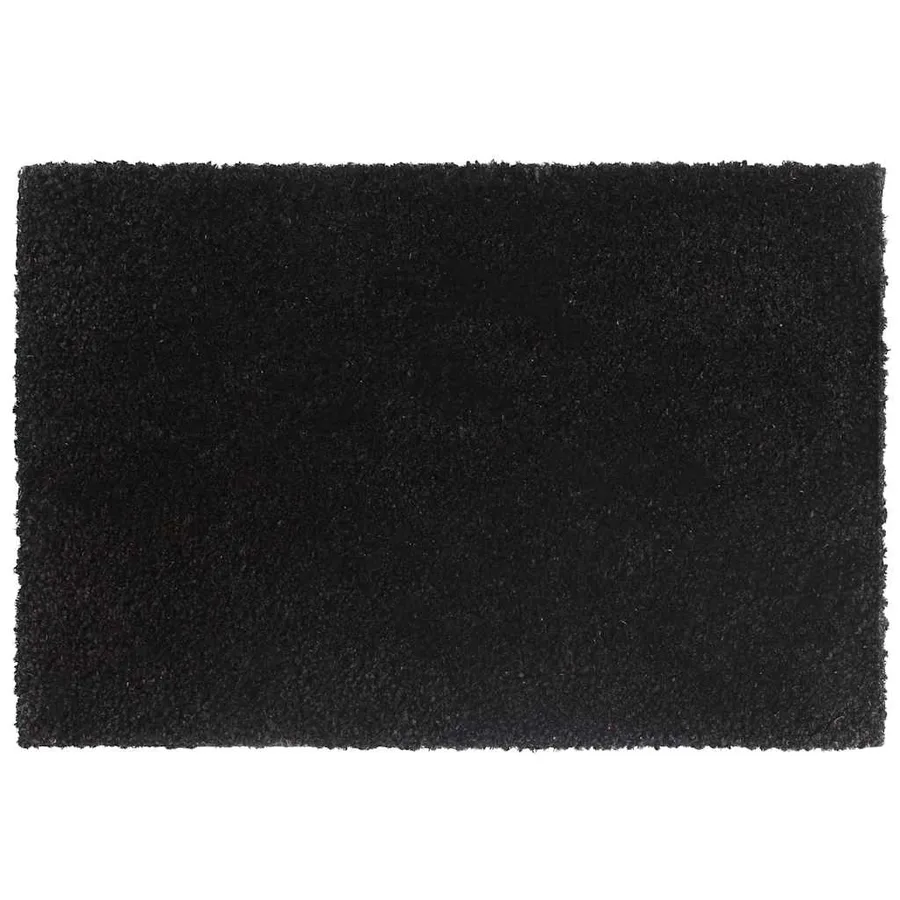 Tapis de porte 5 pcs noir 40x60 cm fibre de coco touffeté - 2