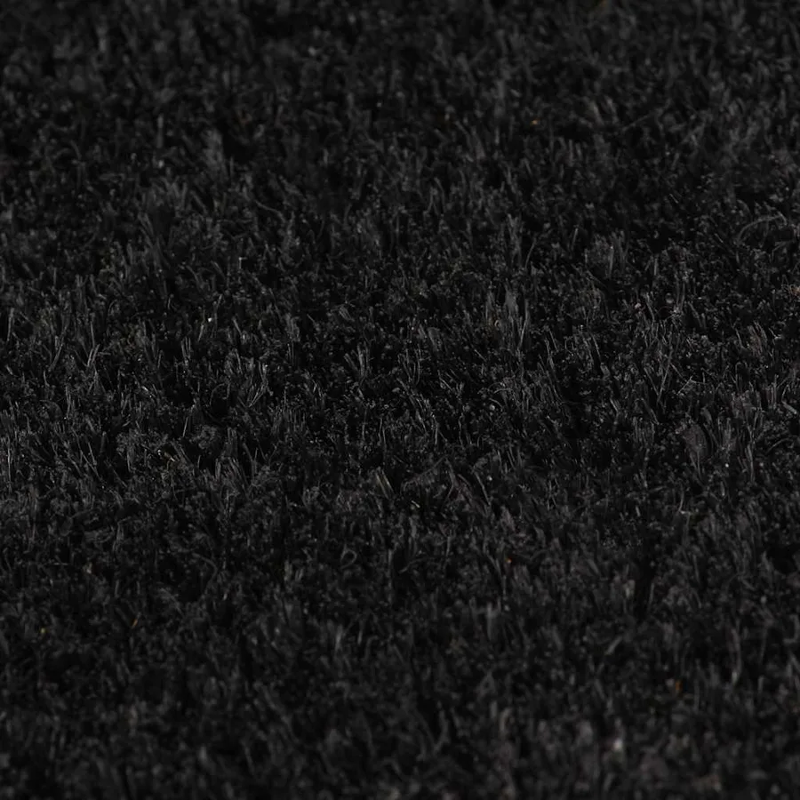 Tapis de porte 5 pcs noir 40x60 cm fibre de coco touffeté - 3
