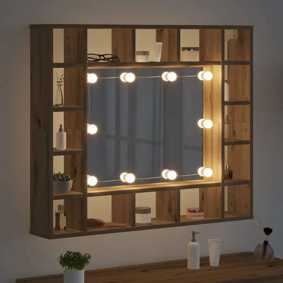 Lampes miroir 12 pcs Blanc 4.5 x 4.5 x 4.8 cm Plastique - 5