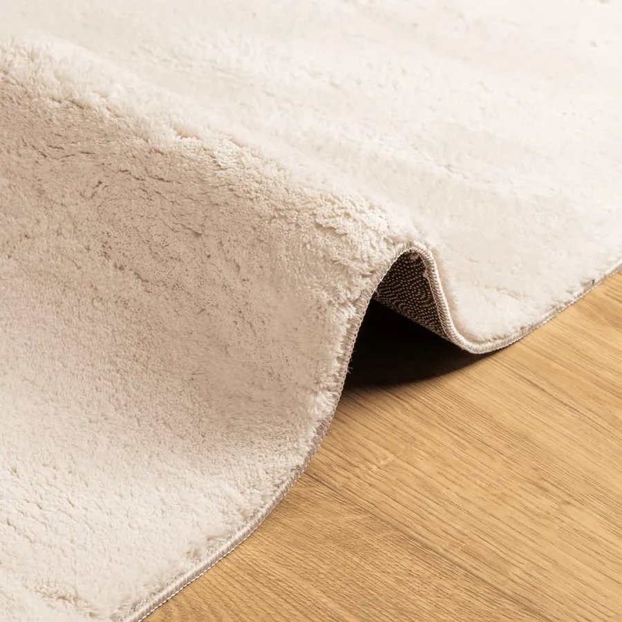 Tapis HUARTE à poils courts doux et lavable beige 200x280 cm - 6