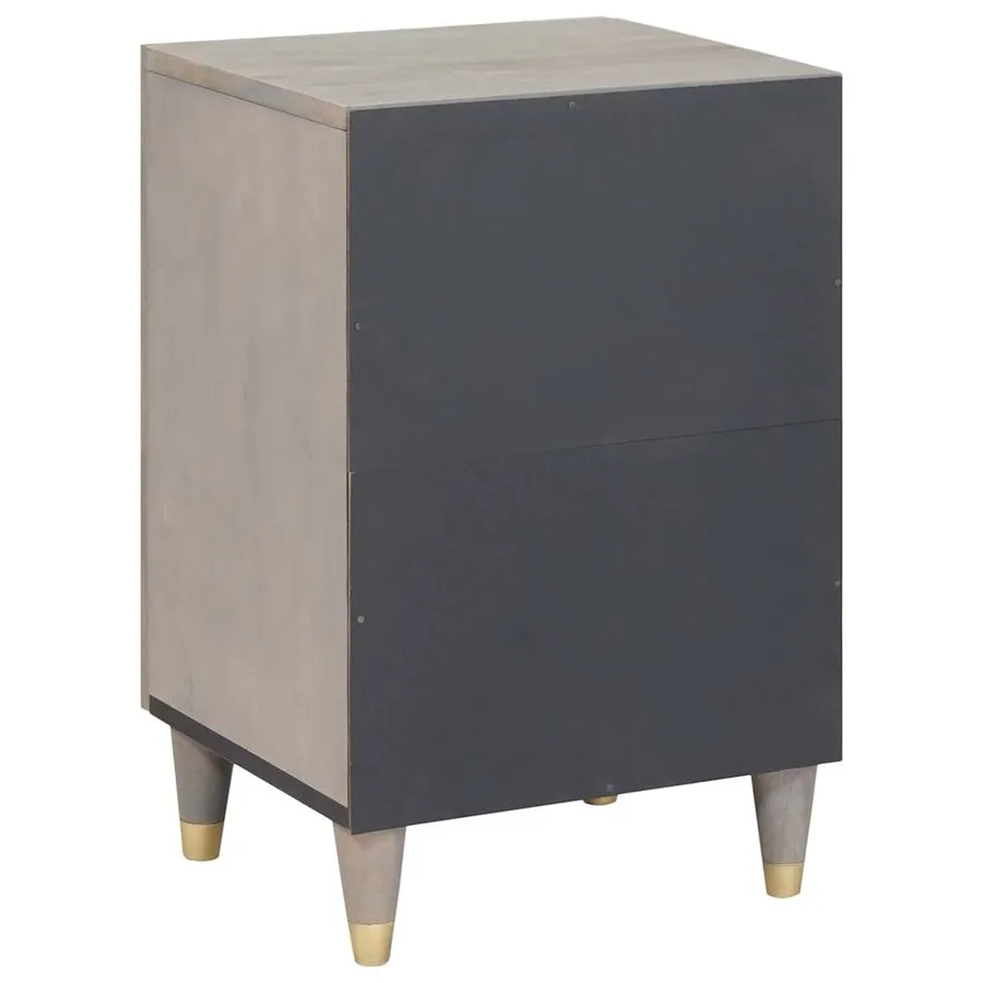 Cabinet de salle de bain avec stockage Gris 38 x 33 x 58 cm - 6