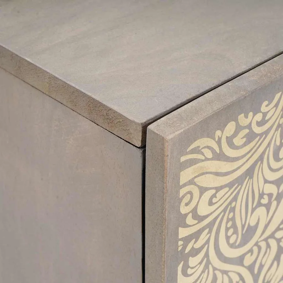Cabinet de salle de bain avec stockage Gris 38 x 33 x 58 cm - 7