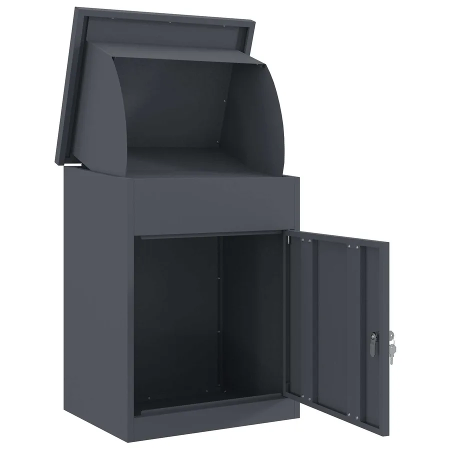 Boîte de dépôt de colis Anthracite 47,5 x 38 x 59 cm Acier - 4