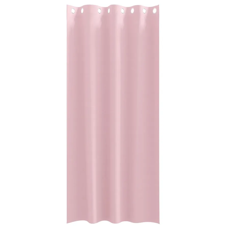 Rideaux occultants avec anneaux 2 pcs Rose bébé 260 x 140 cm - 4