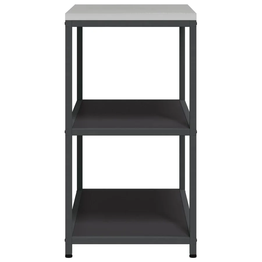 Rangement de cuisine HATTEM Noir 90 x 50 x 92 cm Acier - 7