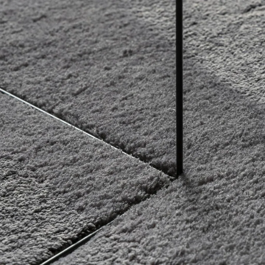 Tapis HUARTE à poils courts doux lavable anthracite 200x280 cm - 8