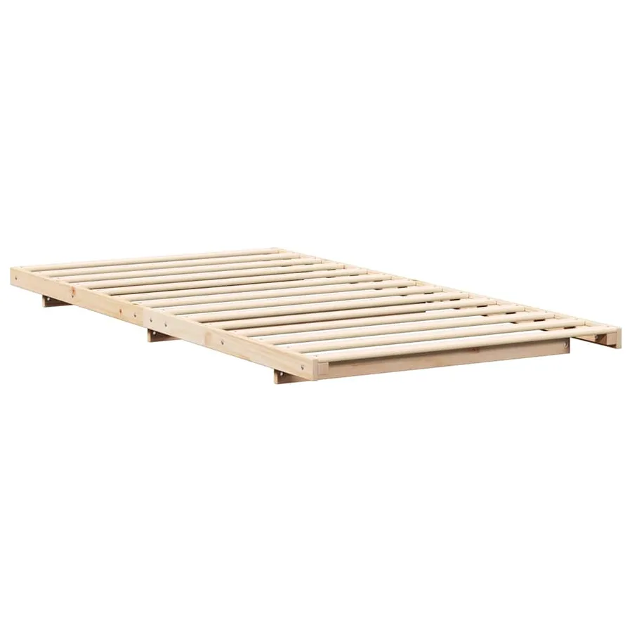 Cadre de lit Marron 100 x 220 cm Pin massif - 7