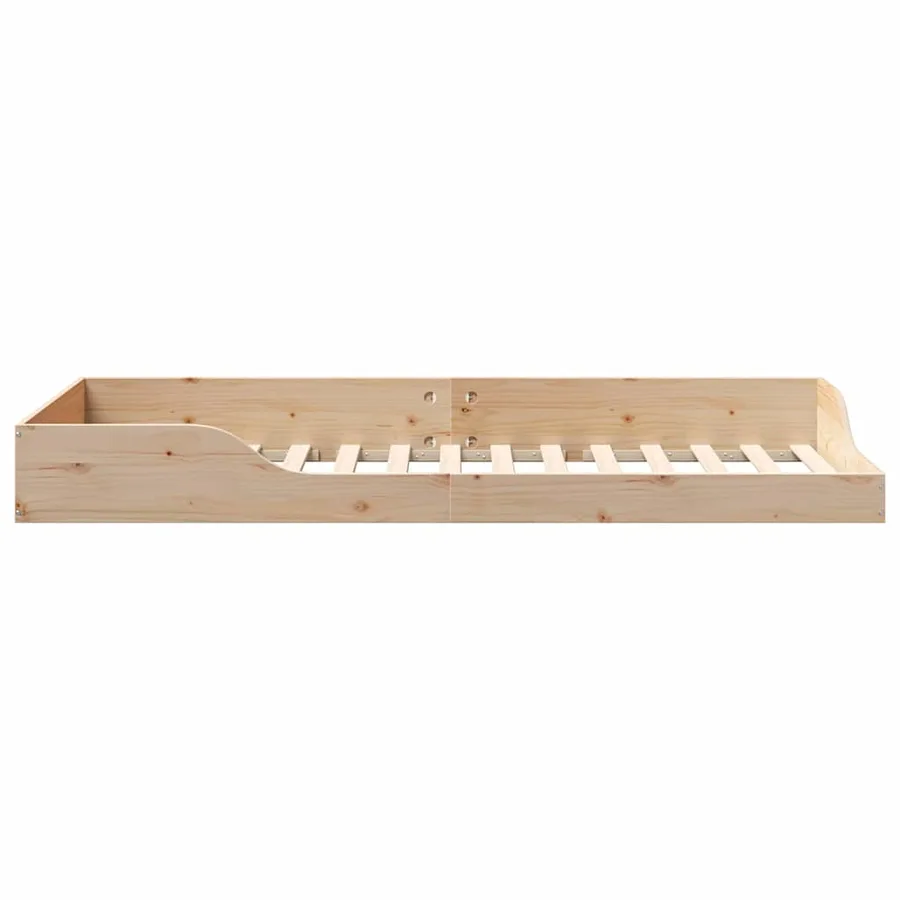 Cadre de lit Marron 90 x 210 cm Pin massif - 6