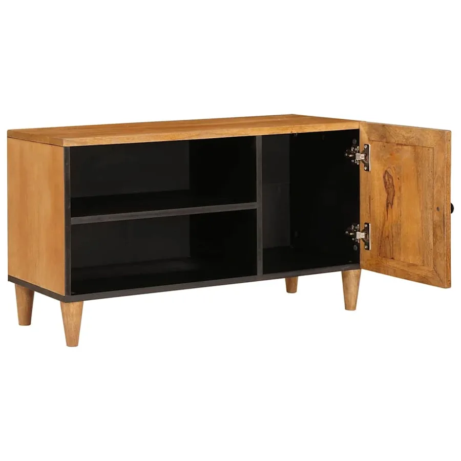 Unites TV Marron Clair 80 x 33 x 46 cm Bois d'ingénierie - 2