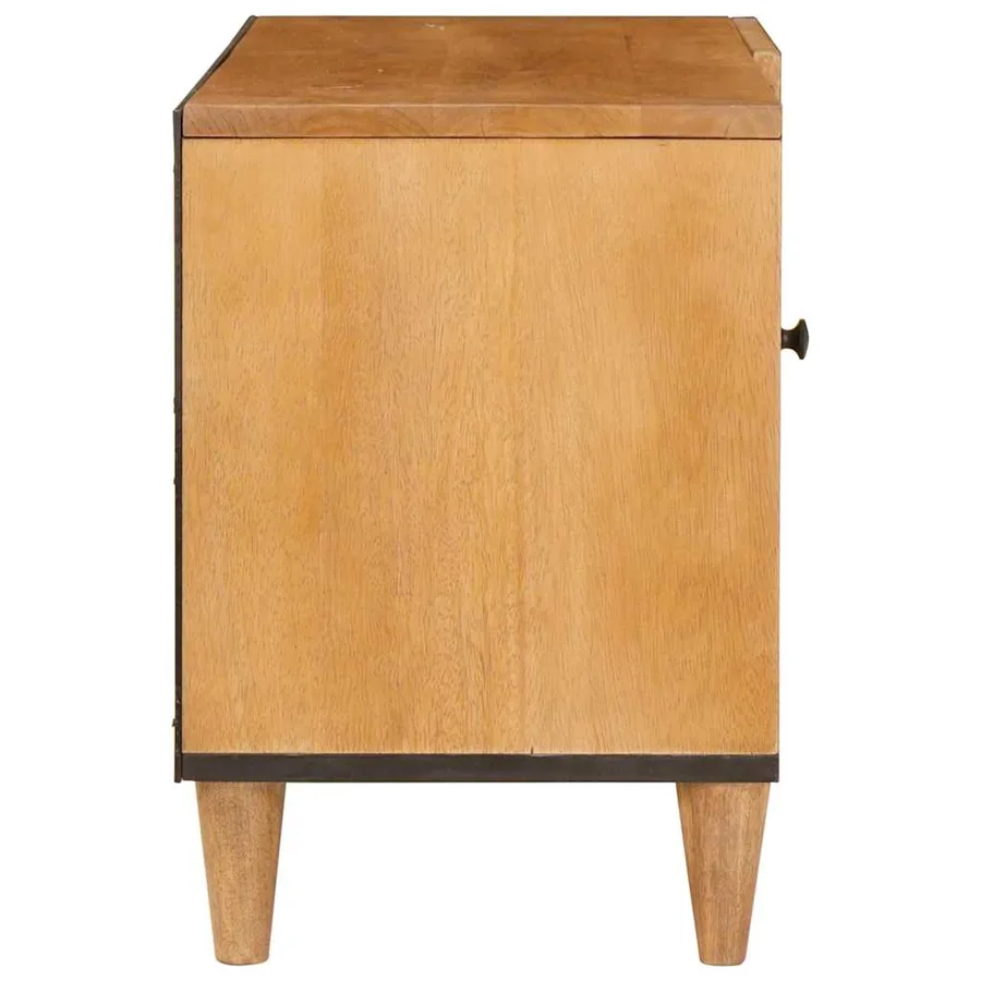 Unites TV Marron Clair 80 x 33 x 46 cm Bois d'ingénierie - 4