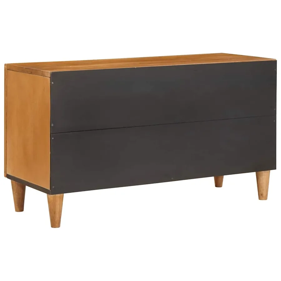 Unites TV Marron Clair 80 x 33 x 46 cm Bois d'ingénierie - 5