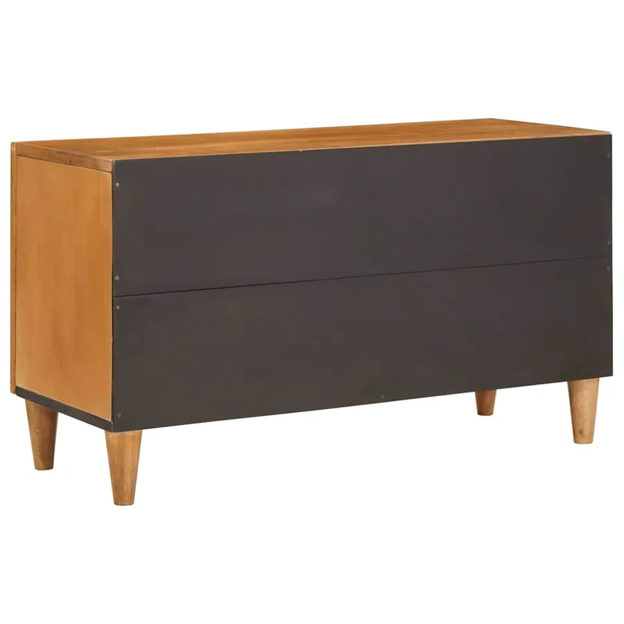 Meuble TV avec tiroir 80 x 33 x 46 cm Bois de mangue massif - 5
