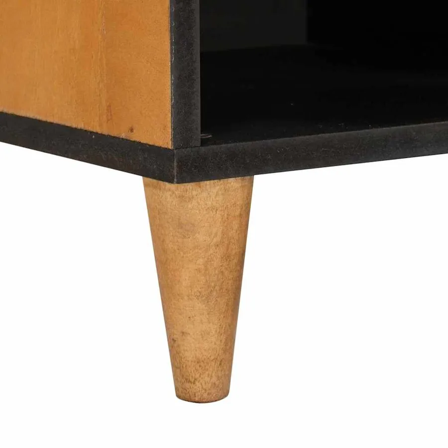 Meuble TV avec tiroir 80 x 33 x 46 cm Bois de mangue massif - 8
