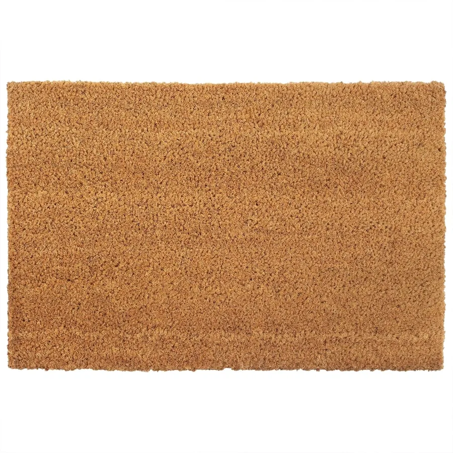 Tapis de porte 5 pcs naturel 40x60 cm fibre de coco touffeté - 2