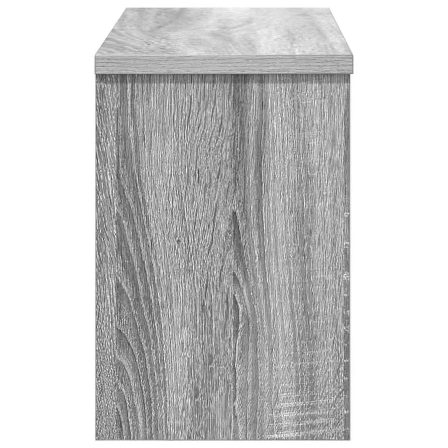 Porte-manteau mural avec étagère Gris Sonoma 50 x 20 x 30 cm - 7