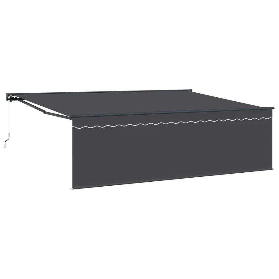 Auvent Rétractable Anthracite 450 × 300 cm - 2