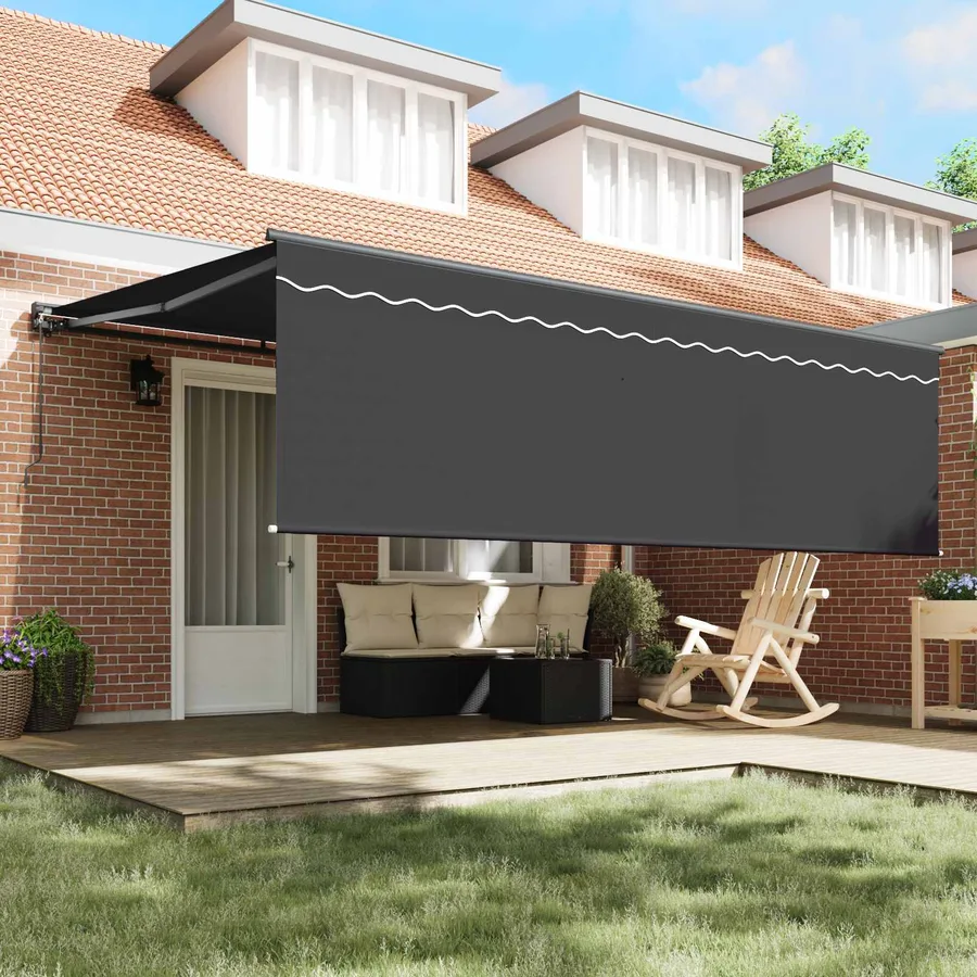 Auvent Rétractable Anthracite 450 × 300 cm - 3
