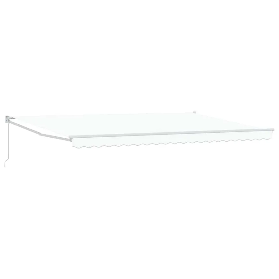 Auvent rétractable Blanc 500 x 300 x 165 cm - 2