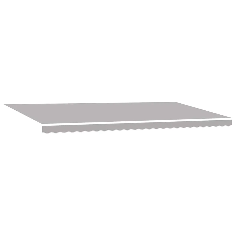 Toile de rechange pour auvent Gris clair 6 x 3 m Polyester - 2