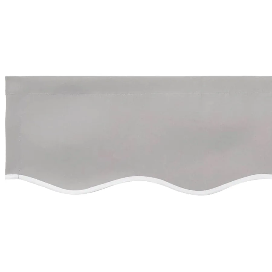 Toile de rechange pour auvent Gris clair 6 x 3 m Polyester - 6