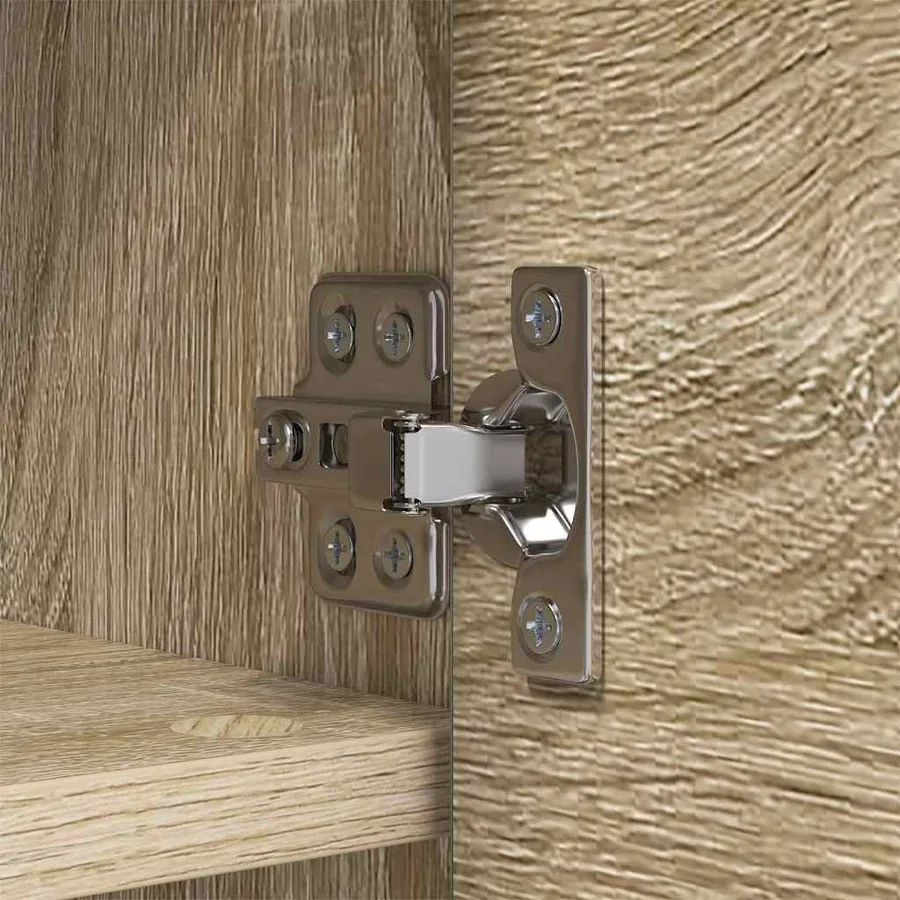 Porte-manteau mural avec étagère Chêne Sonoma 80 x 20 x 30 cm - 11