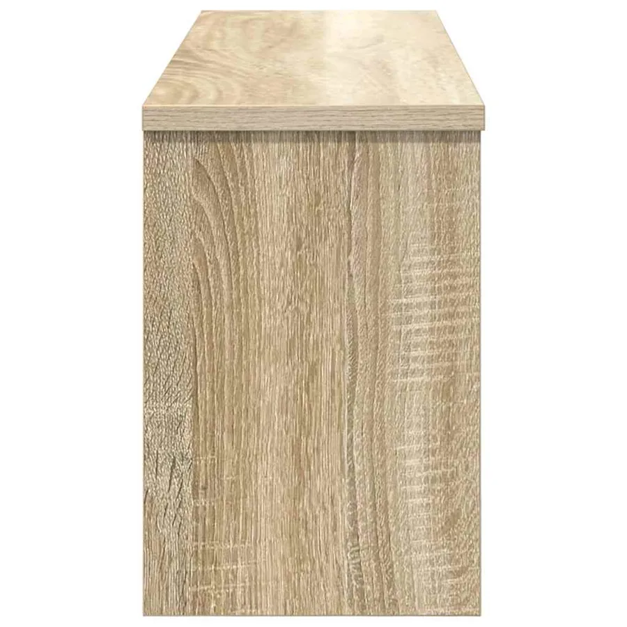 Porte-manteau mural avec étagère Chêne Sonoma 80 x 20 x 30 cm - 7