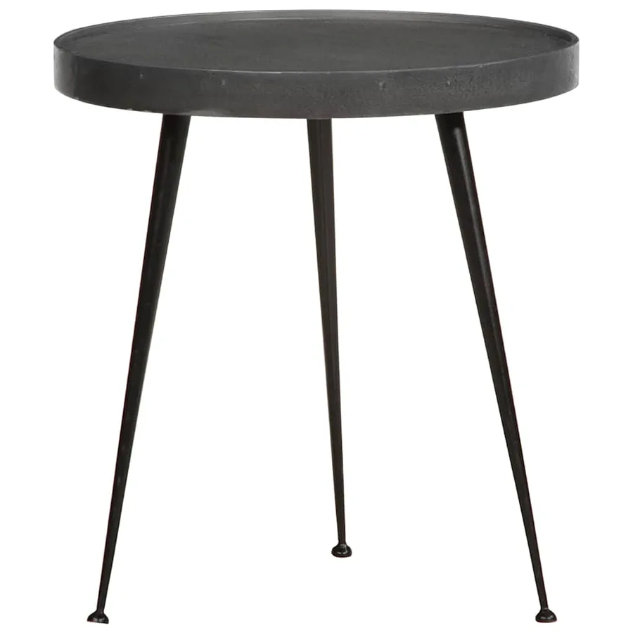 Table basse 3 pcs en bois d'ingénierie noir - 4