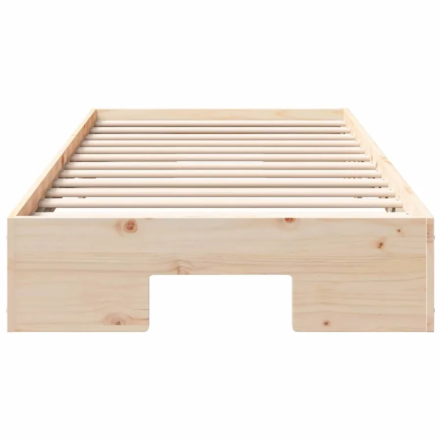 Cadre de lit Marron 75 x 190 cm - 5