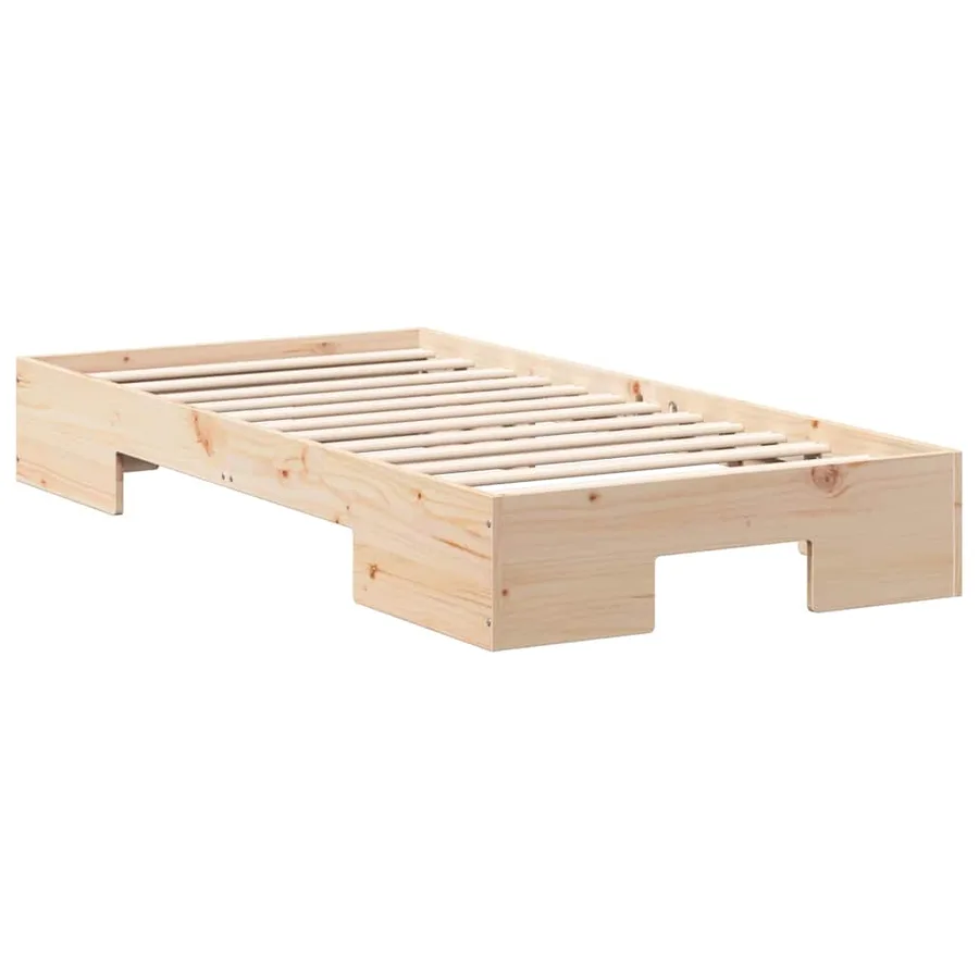 Cadre de lit Marron 75 x 190 cm - 7