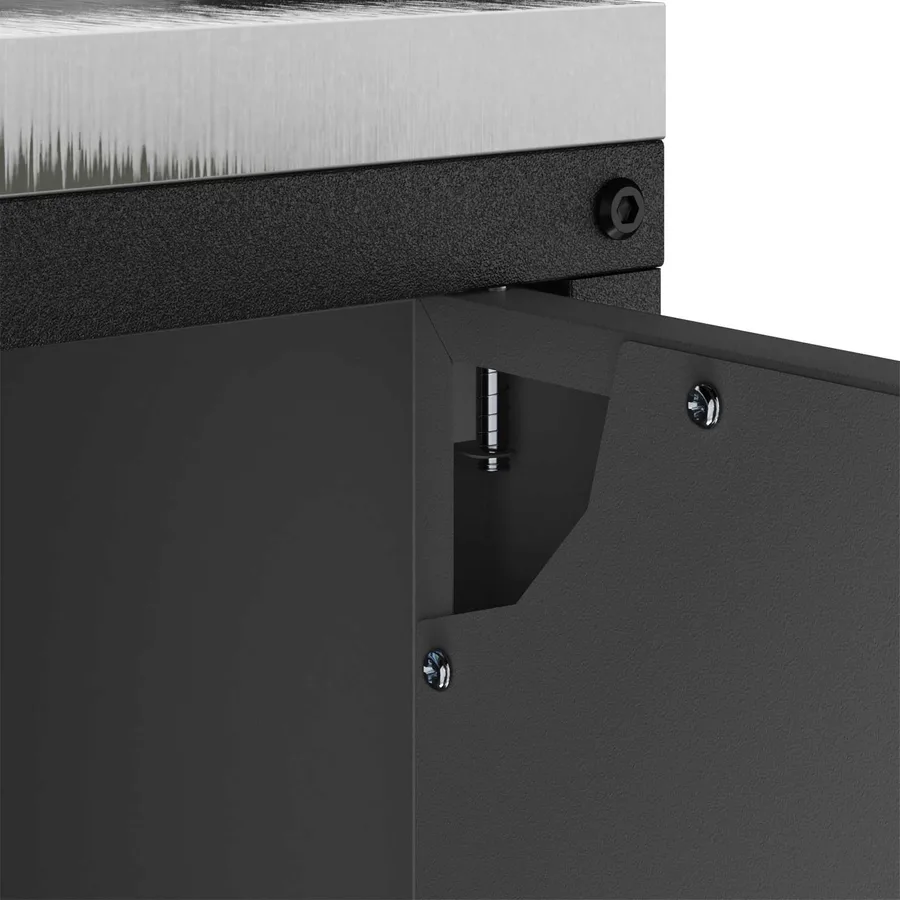 Rangement de cuisine HATTEM Noir 60 x 50 x 92 cm Acier - 10