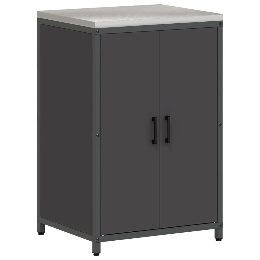 Rangement de cuisine HATTEM Noir 60 x 50 x 92 cm Acier - 2