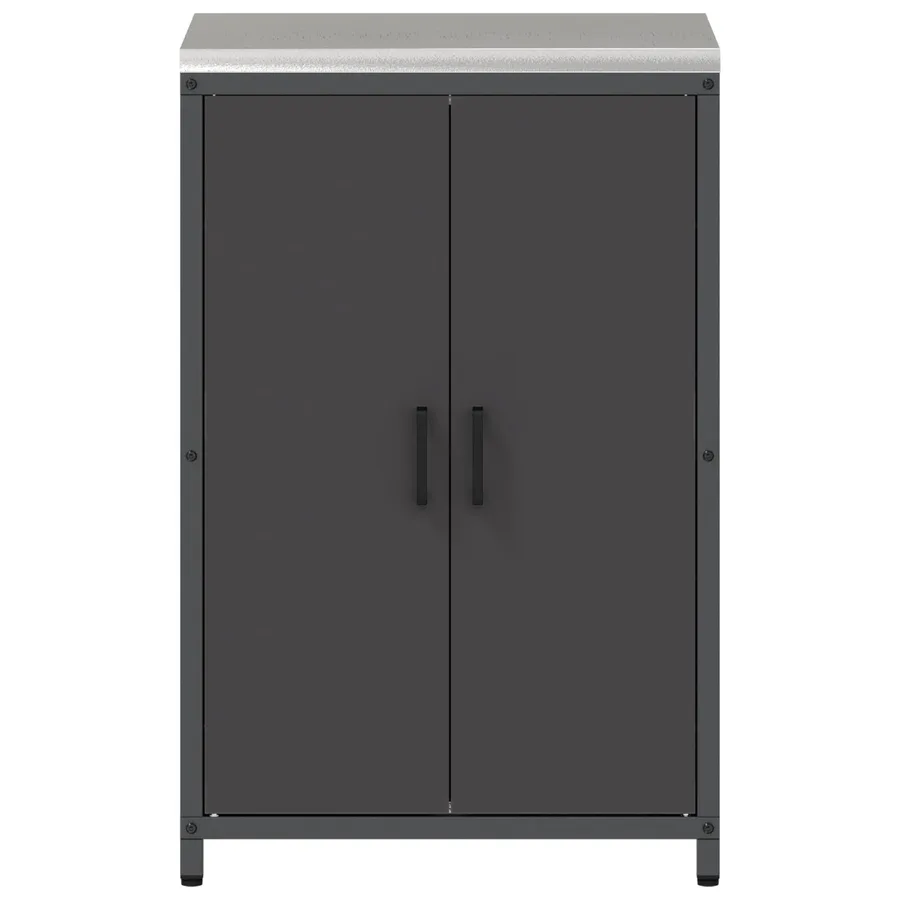 Rangement de cuisine HATTEM Noir 60 x 50 x 92 cm Acier - 7