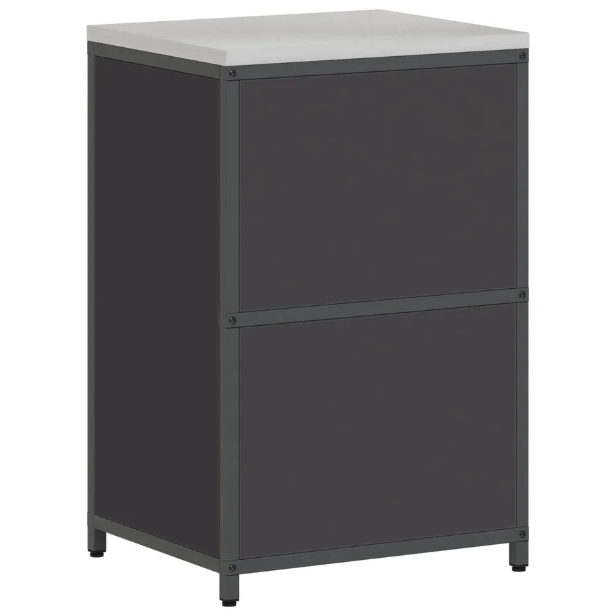 Rangement de cuisine HATTEM Noir 60 x 50 x 92 cm Acier - 9