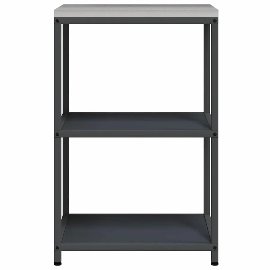 Rangement de cuisine HATTEM Anthracite 60 x 50 x 92 cm Acier - 7