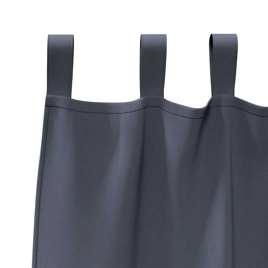 Rideaux occultants avec anneaux 2 pcs Anthracite 260 x 140 cm - 5