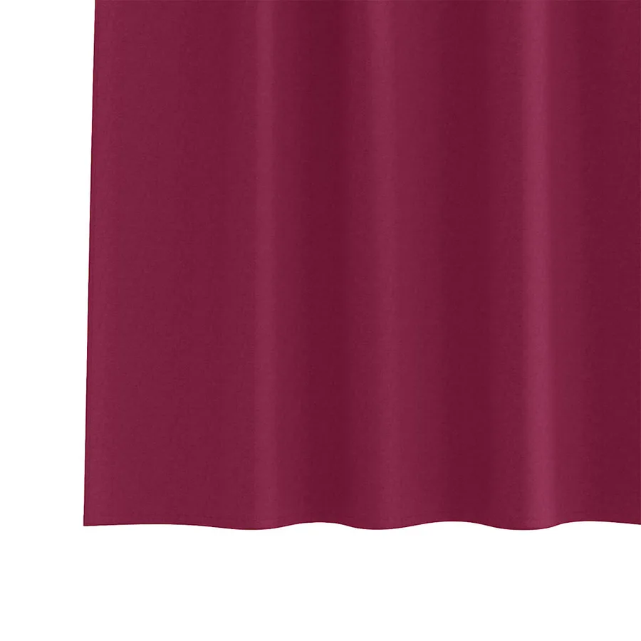 Rideaux occultants avec anneaux 2 pcs Bordeaux 245 x 140 cm - 6