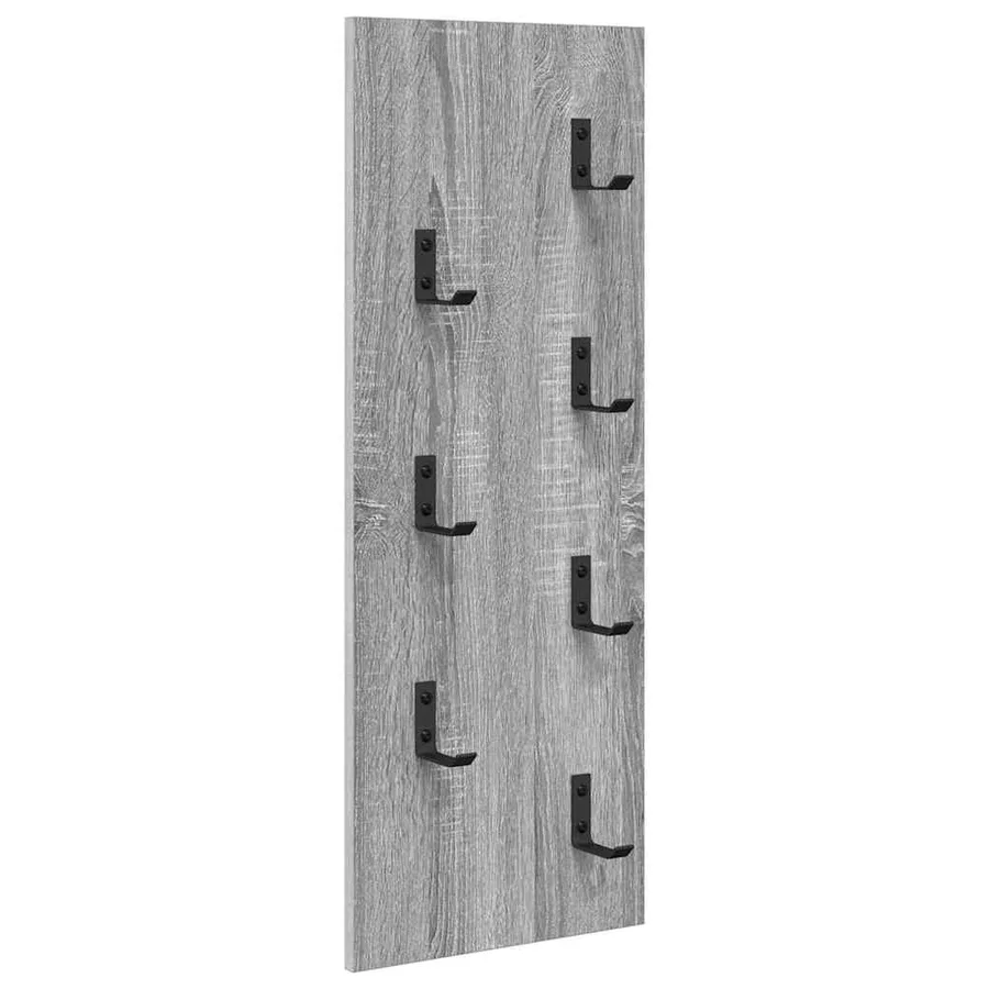 Porte-manteau mural Montage mural Gris Sonoma 30 x 1,5 x 80 cm - 2