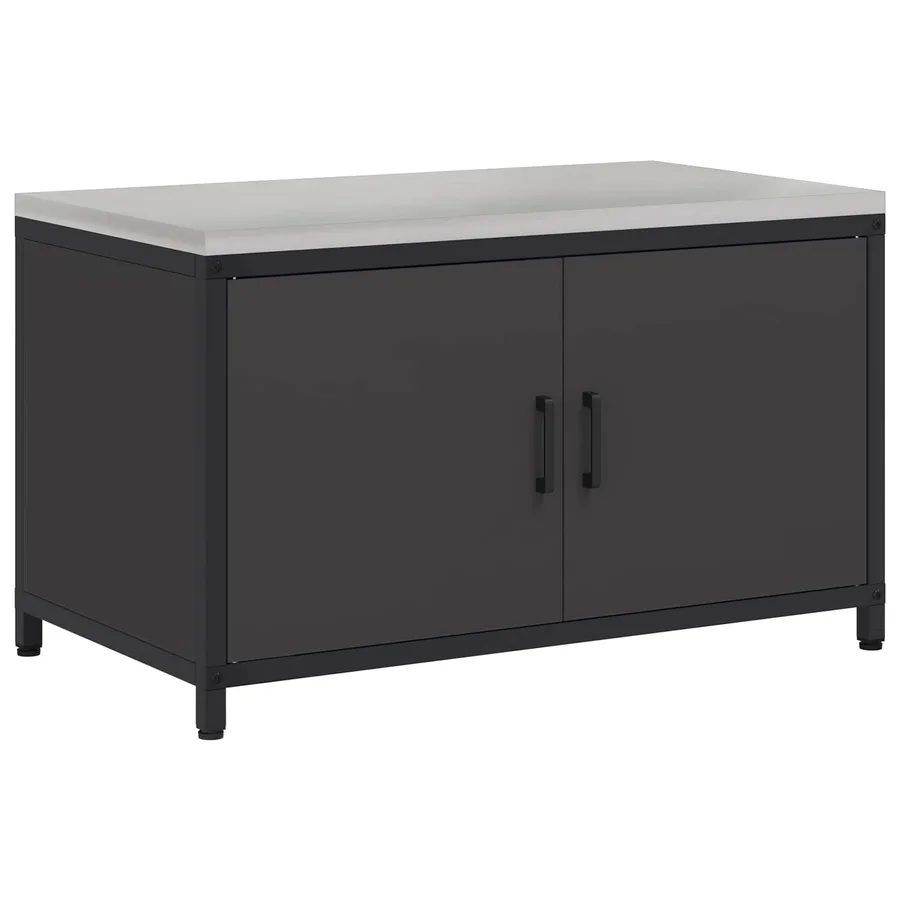 Rangement de cuisine HATTEM Noir 90 x 50 x 53 cm Acier - 2