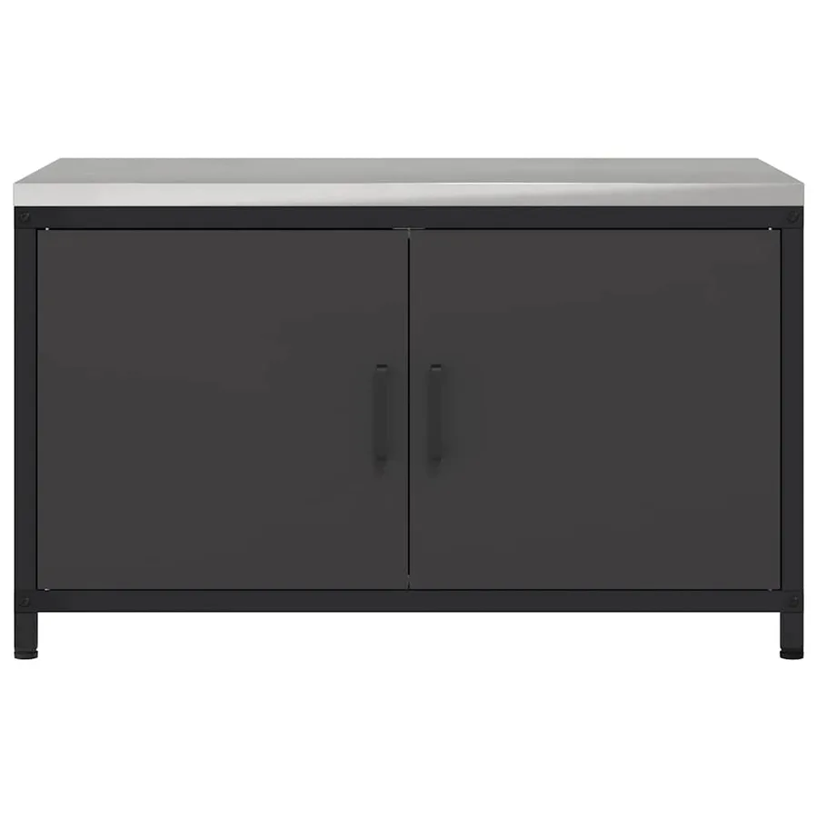Rangement de cuisine HATTEM Noir 90 x 50 x 53 cm Acier - 9