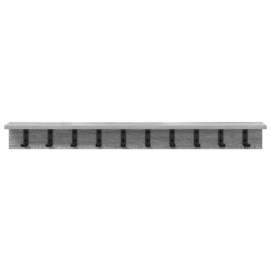 Porte-manteau mural Gris Sonoma 100 x 10,5 x 10,5 cm - 5