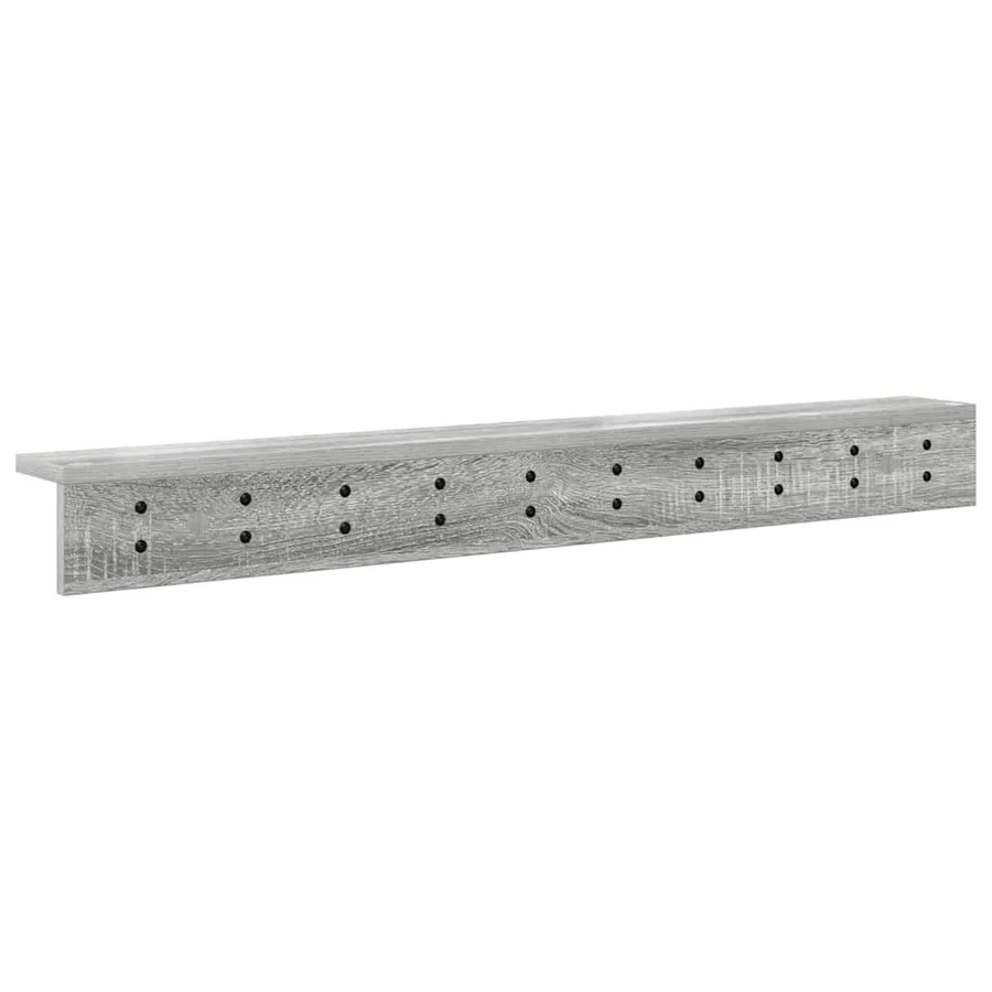 Porte-manteau mural Gris Sonoma 100 x 10,5 x 10,5 cm - 7