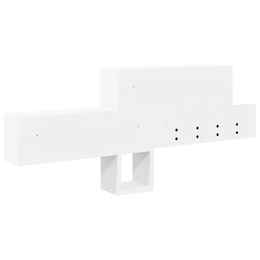 Porte-manteau mural Blanc 100 x 12 x 43,5 cm Bois d'ingénierie - 7