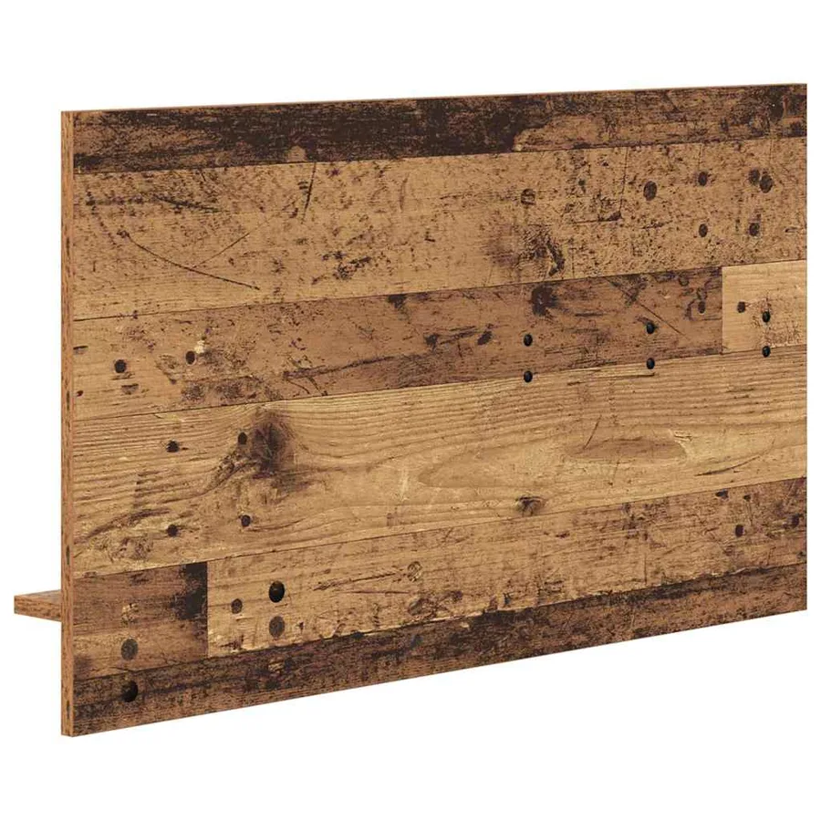Porte-manteau mural avec étagère Bois ancien 90 x 10 x 50 cm - 7