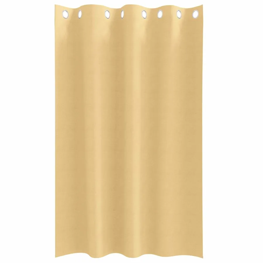 Rideaux occultants avec anneaux 2 pcs Beige 175 x 140 cm - 4