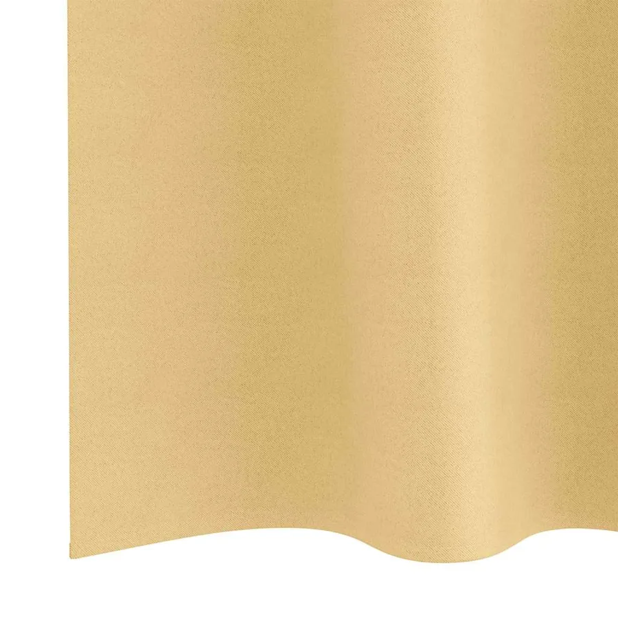 Rideaux occultants avec anneaux 2 pcs Beige 175 x 140 cm - 6