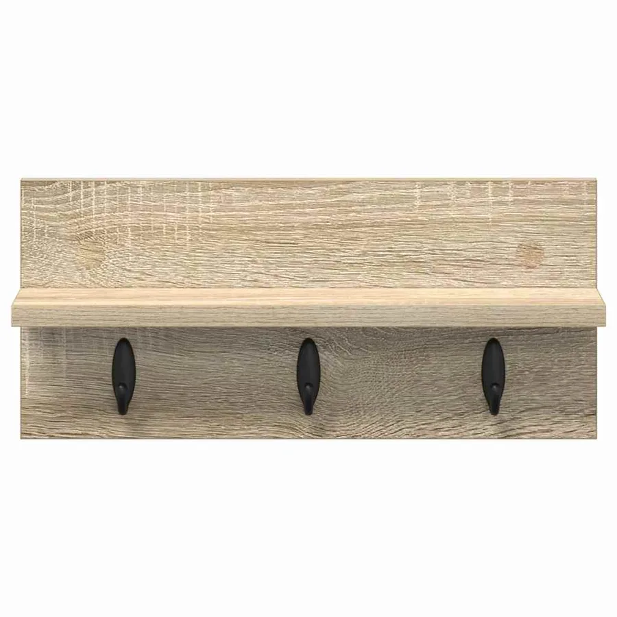 Porte-manteau mural Chêne Sonoma 40 x 10,5 x 18 cm - 5