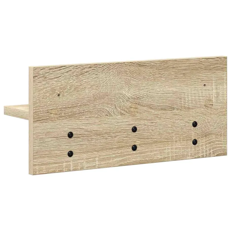 Porte-manteau mural Chêne Sonoma 40 x 10,5 x 18 cm - 7